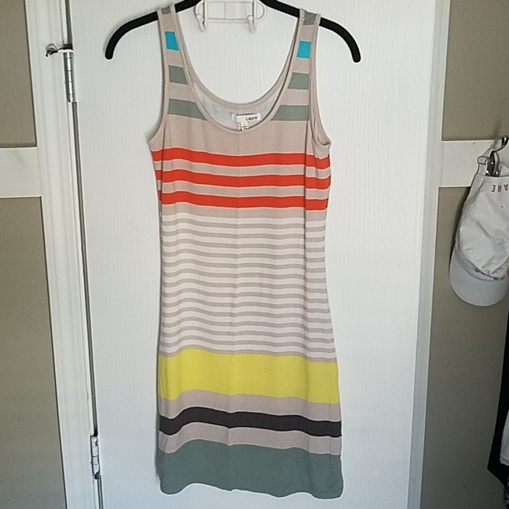 Lapis Striped Tank Dress